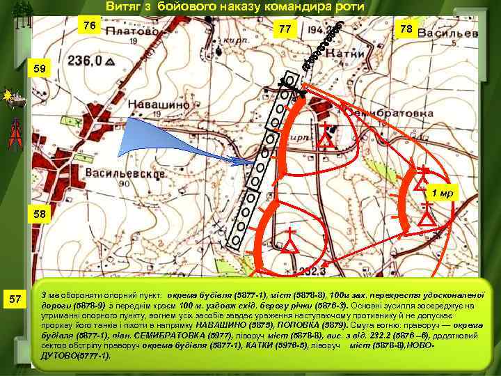 Витяг з бойового наказу командира роти 76 77 78 59 1 мр 58 57