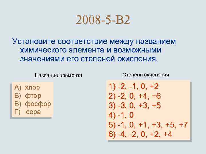 Установить соответствие степень окисления. Установите соответствие между химическим элементом и названием. Степень окисления хлор фтор. Установите соответствие степень окисления. Фторид фосфора степень окисления.