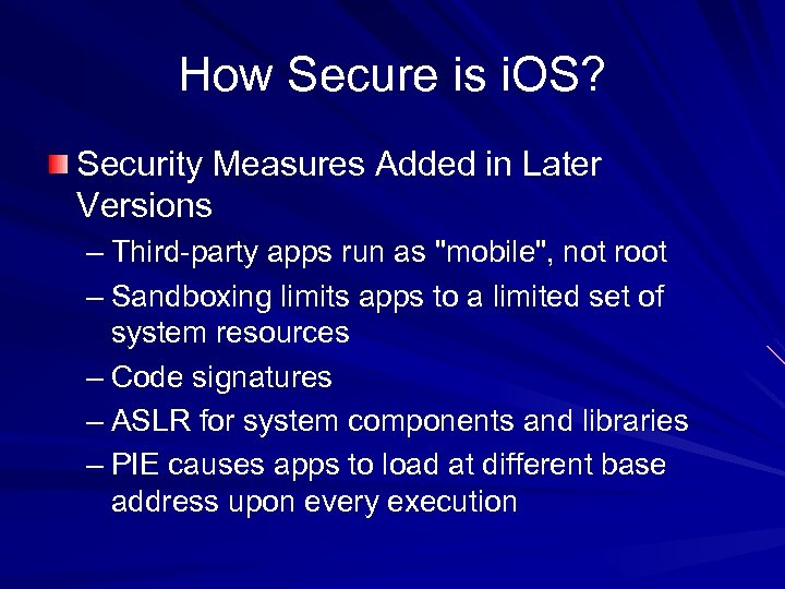 How Secure is i. OS? Security Measures Added in Later Versions – Third-party apps