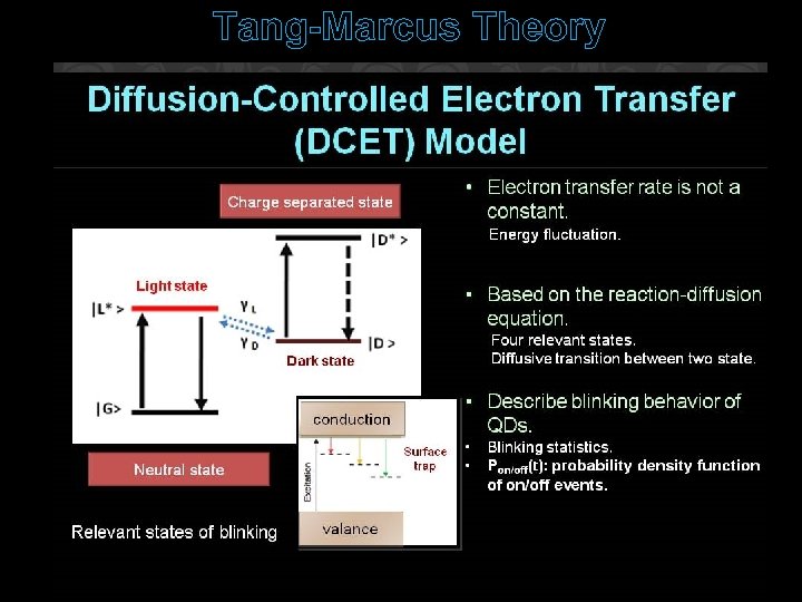 Tang-Marcus Theory 