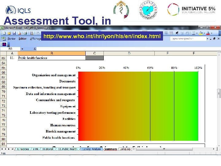 Assessment Tool, in Excel http: //www. who. int/ihr/lyon/hls/en/index. html 