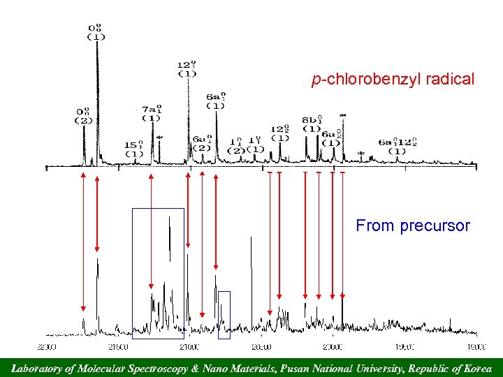 p-chlorobenzyl radical From precursor Laboratory of Molecular Spectroscopy & Nano Materials, Pusan National University,