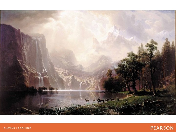 Albert Bierstadt became one of the first artists to capture on enormous canvases the