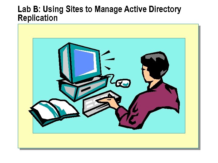 Lab B: Using Sites to Manage Active Directory Replication 