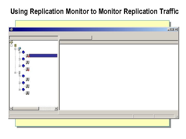 Using Replication Monitor to Monitor Replication Traffic 