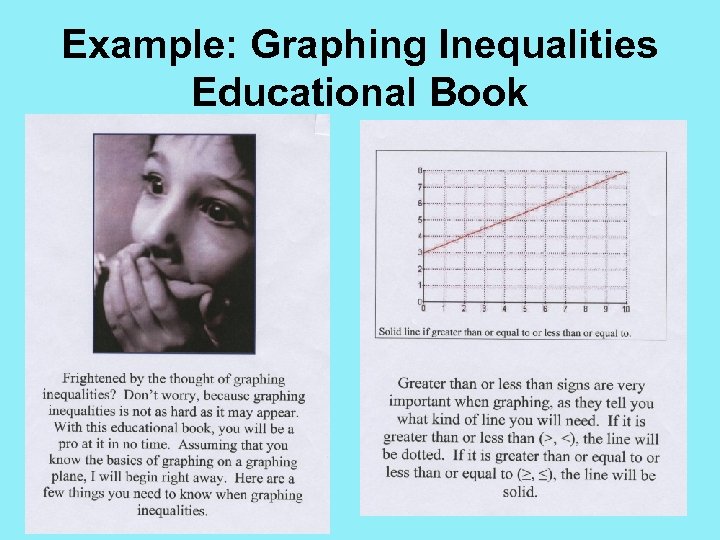 Example: Graphing Inequalities Educational Book 