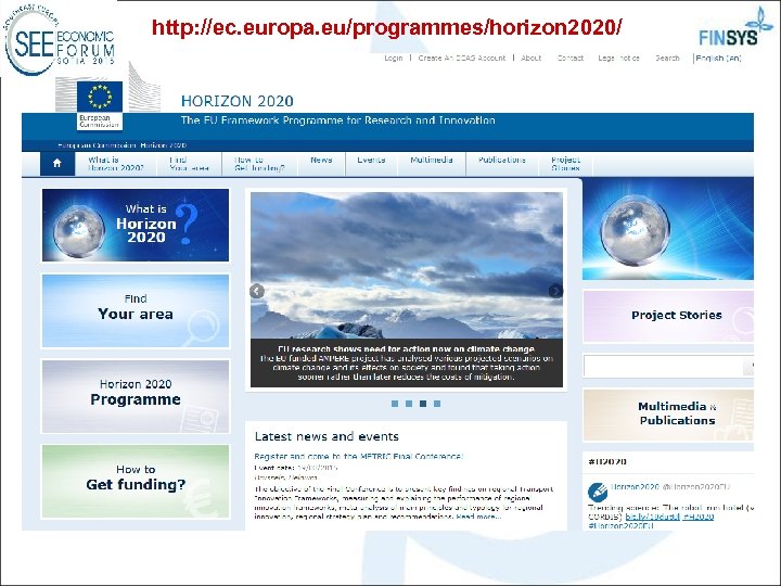 http: //ec. europa. eu/programmes/horizon 2020/ 