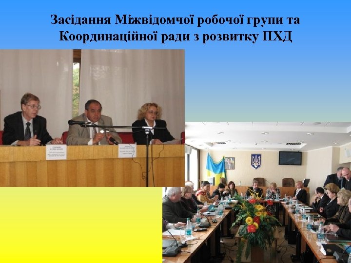 Засідання Міжвідомчої робочої групи та Координаційної ради з розвитку ПХД 