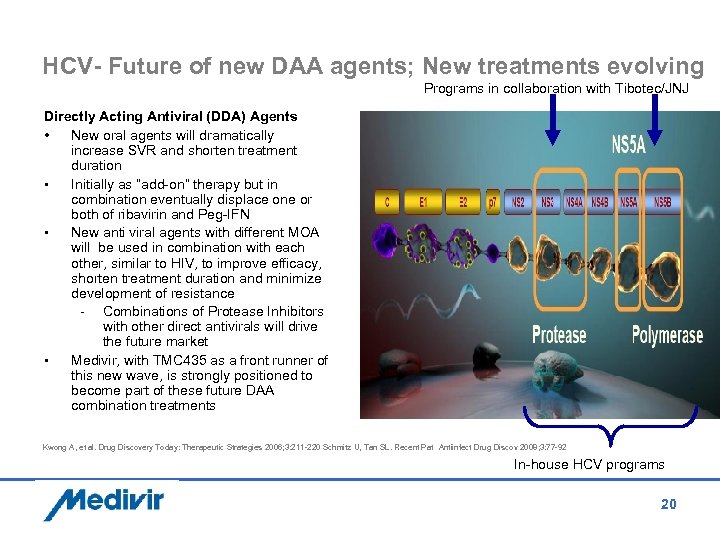 HCV- Future of new DAA agents; New treatments evolving Programs in collaboration with Tibotec/JNJ