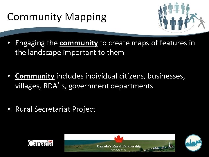 Community Mapping • Engaging the community to create maps of features in the landscape