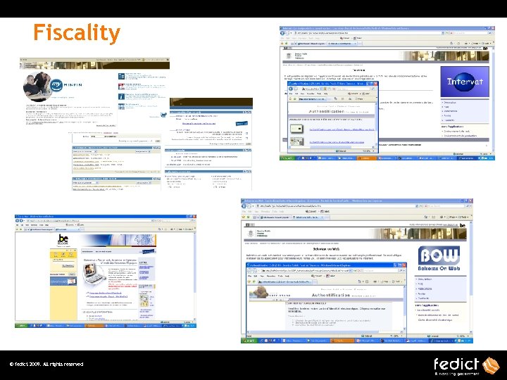Fiscality © fedict 2009. All rights reserved 