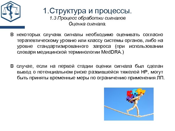 1. Структура и процессы. 1. 3 Процесс обработки сигналов Оценка сигнала. В некоторых случаях