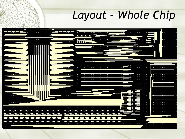 Layout – Whole Chip 