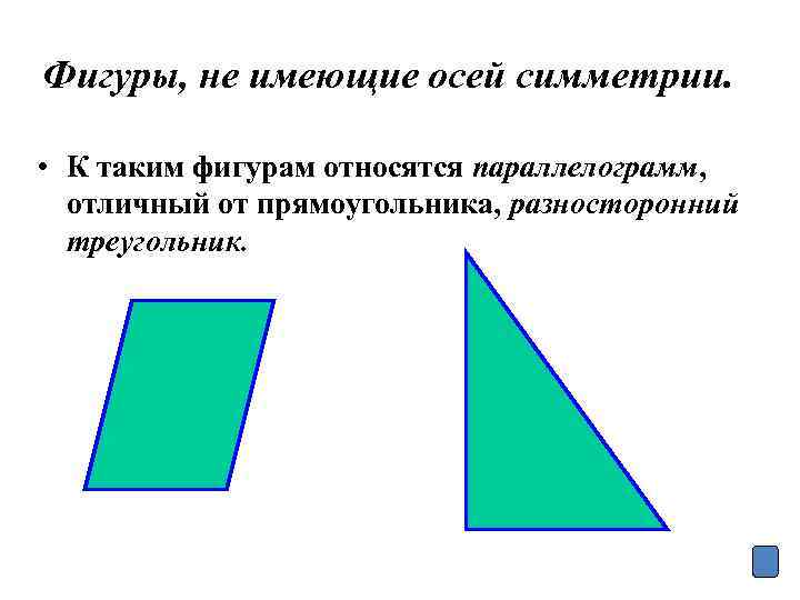 Оси симметрии прямоугольника 3 класс рисунок