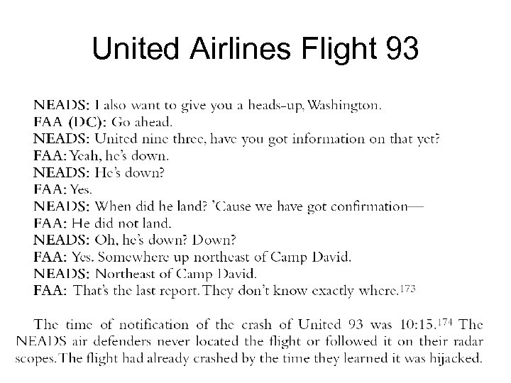 United Airlines Flight 93 