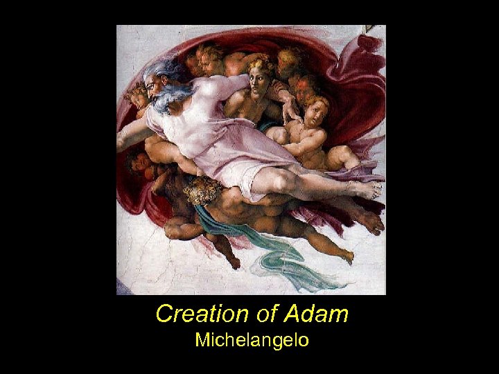 Creation of Adam Michelangelo 