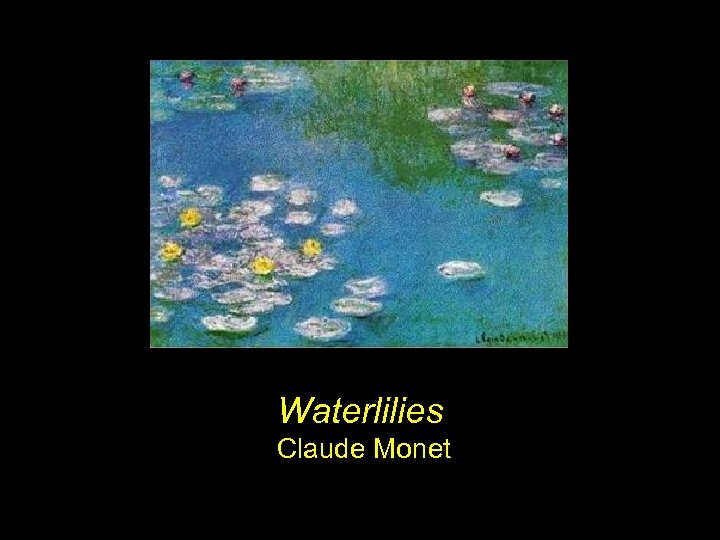 Waterlilies Claude Monet 