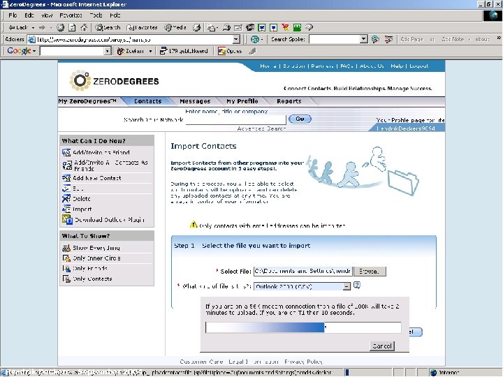 >european business development solutions< Zerodegrees: import Hendrik Deckers - September 2004 