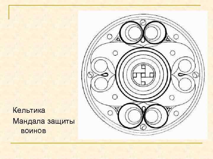 Кельтика Мандала защиты воинов 