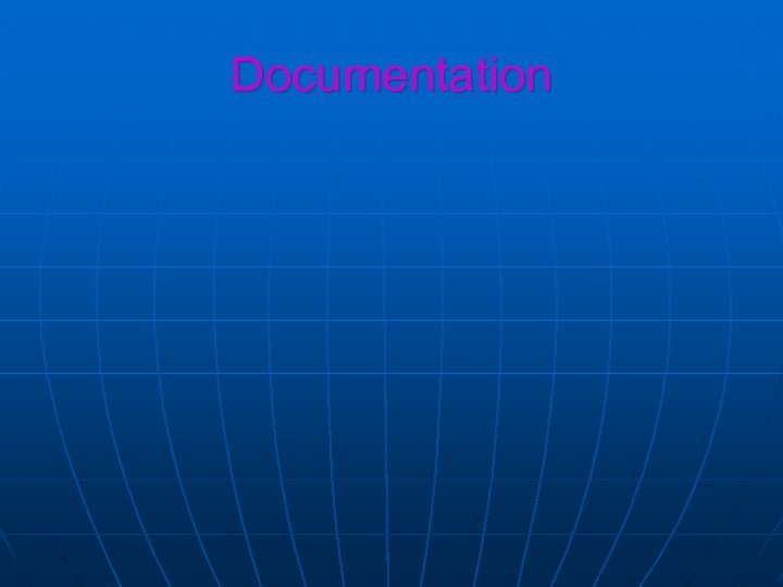 Documentation 