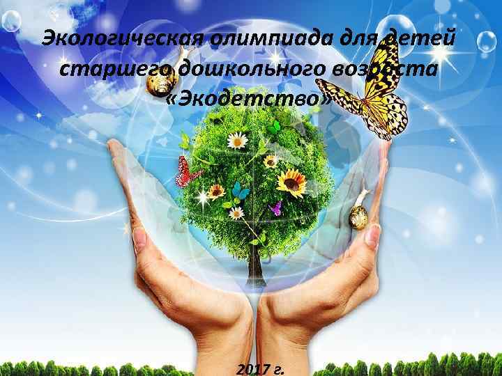 Экологическая олимпиада для детей старшего дошкольного возраста «Экодетство» 2017 г. 
