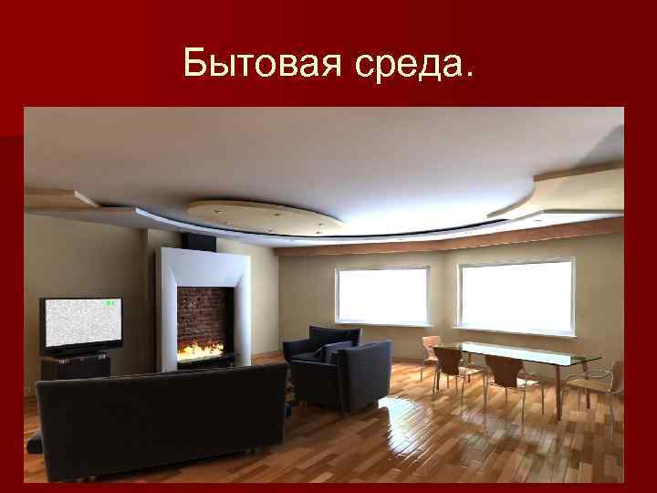 Бытовая среда. 