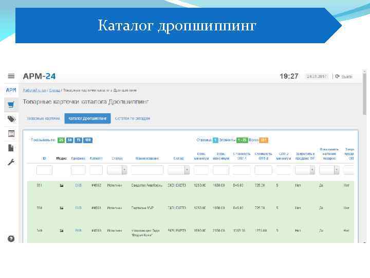 Каталог дропшиппинг 