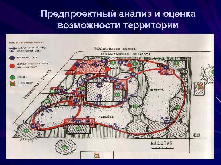 Предпроектный анализ и оценка возможности территории 