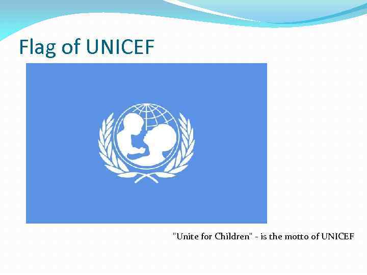 Flag of UNICEF 