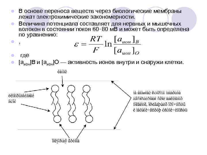 Переносом вещества сопровождается