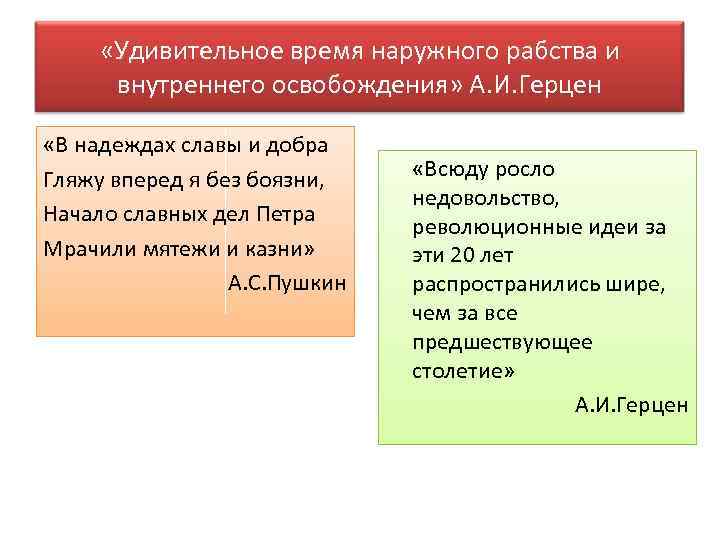 Внешнее время. Удивительное время наружного рабства и внутреннего освобождения. Время наружного рабства. Эпоха наружного рабства и внутреннего раскрепощения. Эпоха «наружного рабства и внутреннего раскрепощения» кратко.