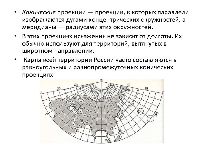 Проекции по искажению