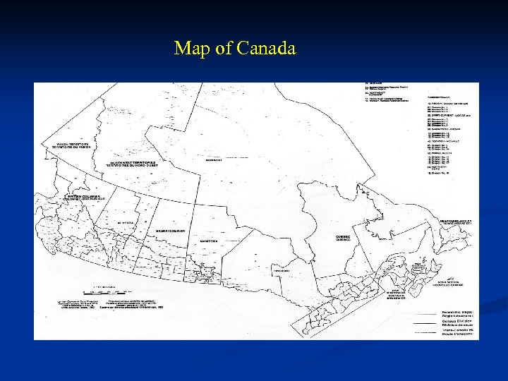  Map of Canada 