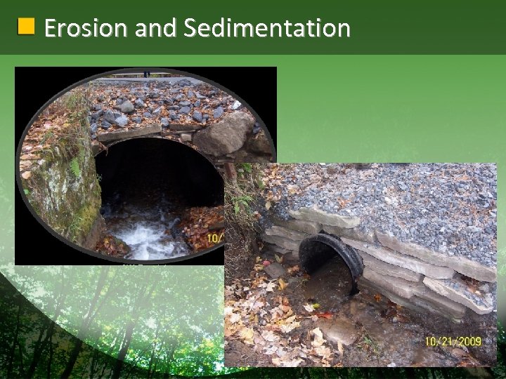 Erosion and Sedimentation 