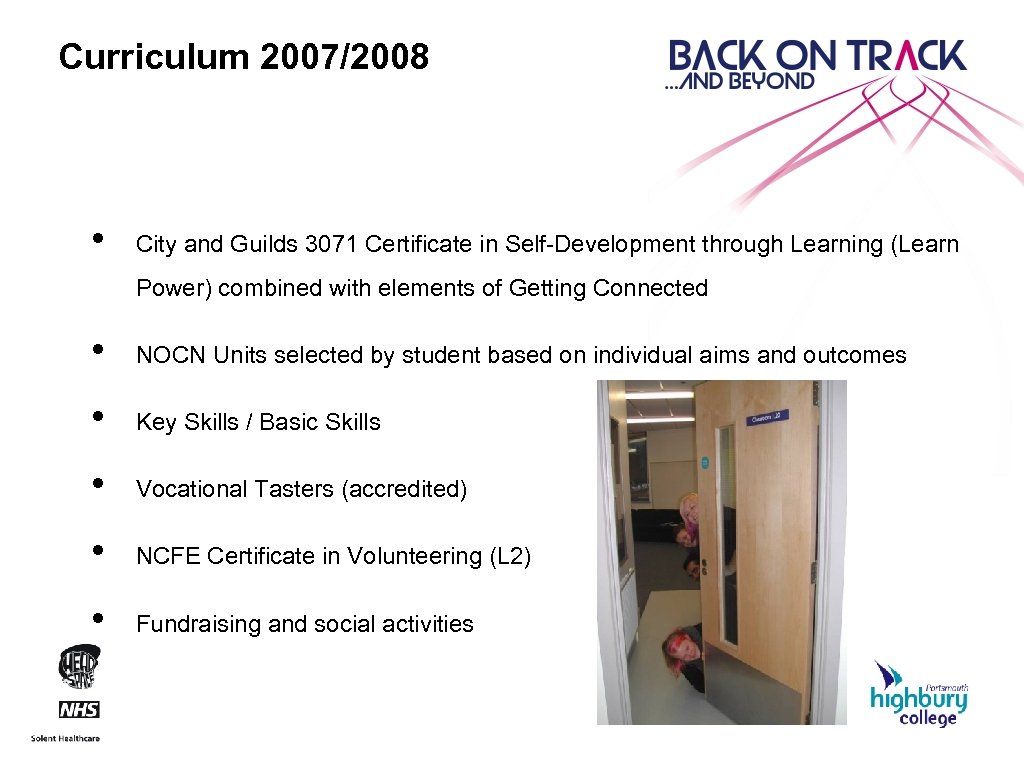 Curriculum 2007/2008 • City and Guilds 3071 Certificate in Self-Development through Learning (Learn Power)
