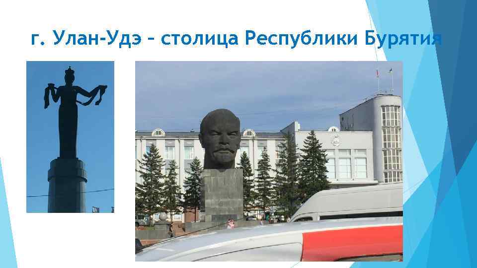 г. Улан-Удэ – столица Республики Бурятия 