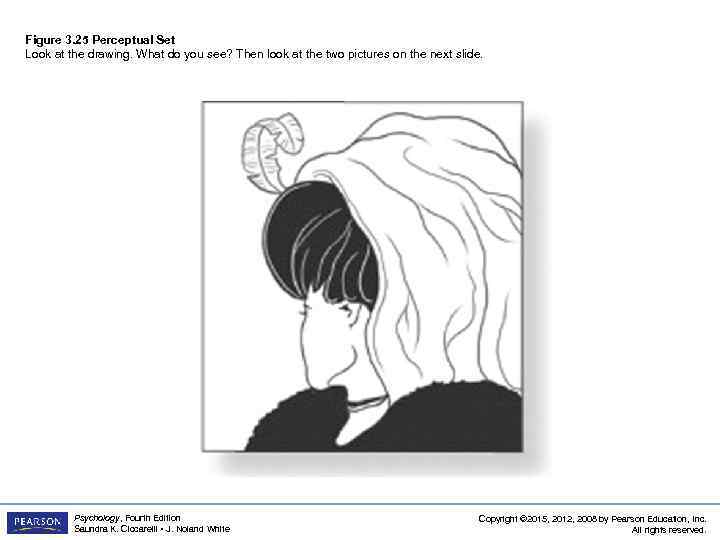 Figure 3. 25 Perceptual Set Look at the drawing. What do you see? Then