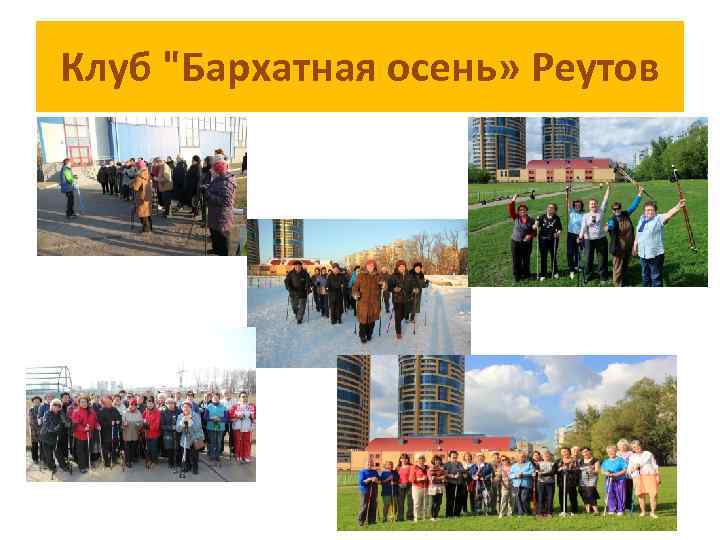 Клуб "Бархатная осень» Реутов 
