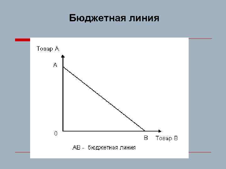 Бюджетная линия 