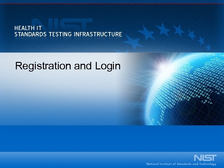 Registration and Login 