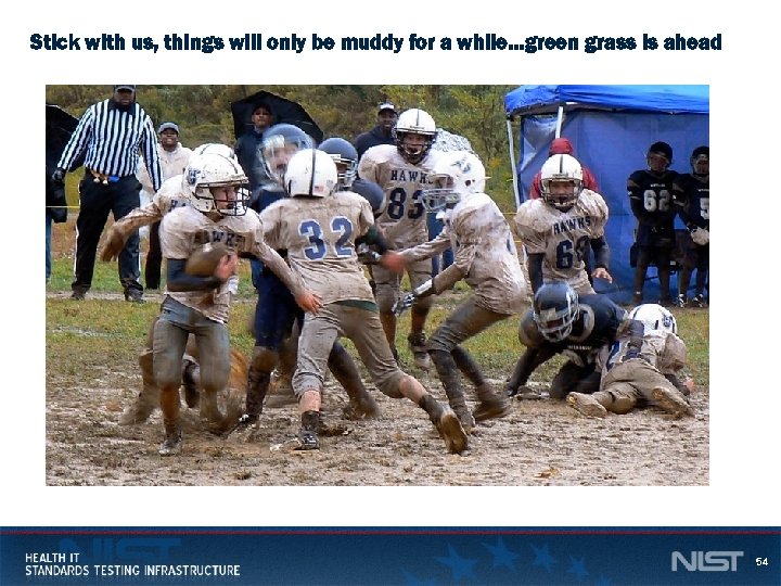 Stick with us, things will only be muddy for a while…green grass is ahead