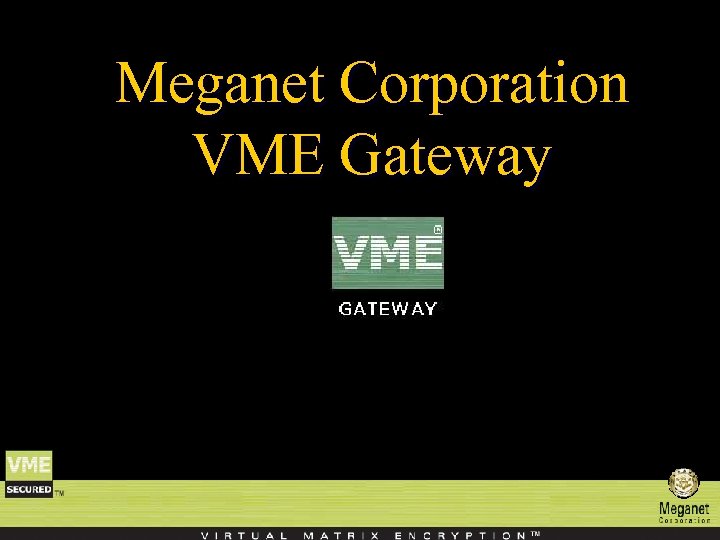 Meganet Corporation VME Gateway 