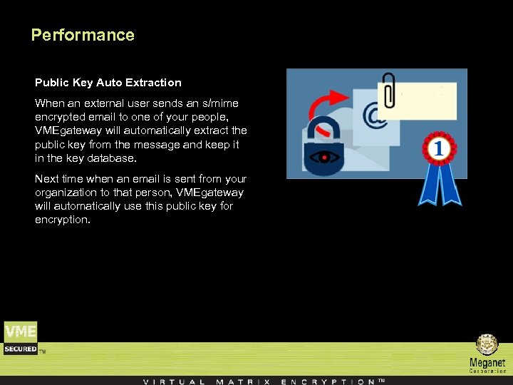 Performance Public Key Auto Extraction When an external user sends an s/mime encrypted email