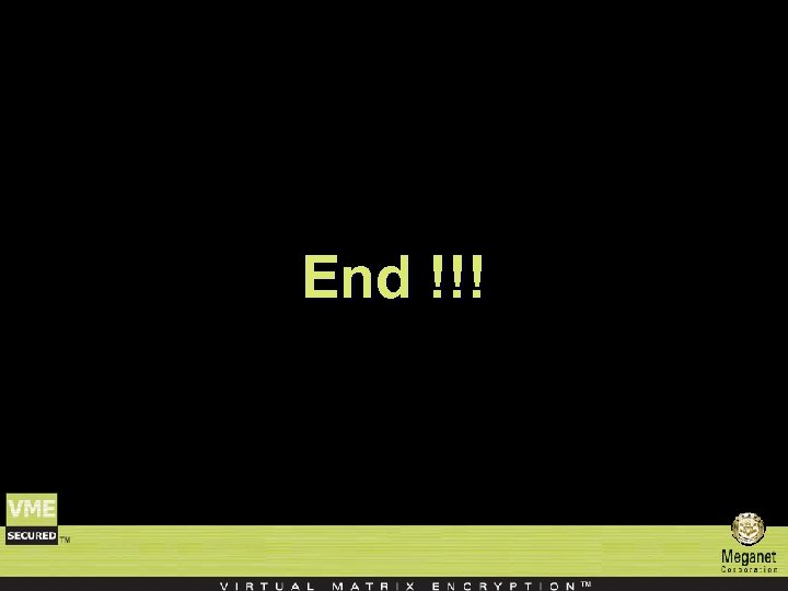 End !!! 