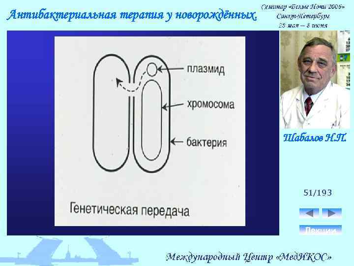 Антибактериальная терапия у новорождённых. Шабалов Н. П. 51/193 Лекции 