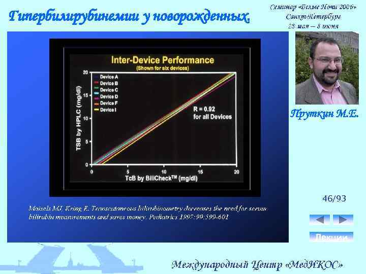 Гипербилирубинемии у новорожденных. Пруткин М. Е. 46/93 Лекции 