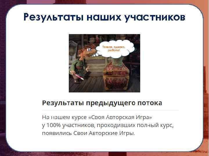 Результаты наших участников 