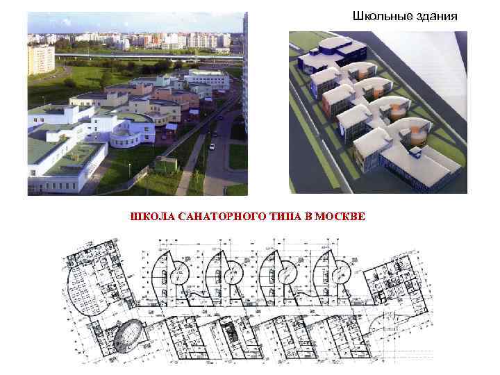 Школьные здания ШКОЛА САНАТОРНОГО ТИПА В МОСКВЕ 