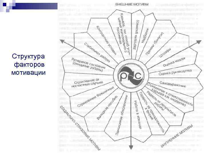 Фактор строения. Структура образа карьеры.