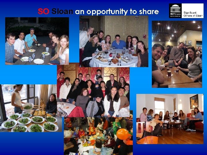 SO Sloan an opportunity to share 